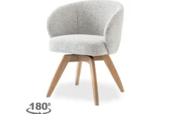 Eetkamerstoel Light Grey Brescia
