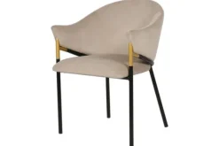 Eetkamerstoel S4578 Khaki Velvet