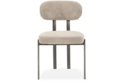 Eetkamerstoel Wave Beige - Anodic Brown Ravon