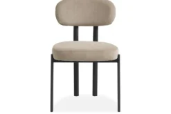 Eetkamerstoel Wave Beige - Black Ravon