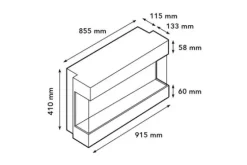 Elektrische 3D LED Inzethaard 90 Levico