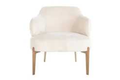 Fauteuil 211058 White Chenille Venus