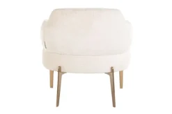 Fauteuil 211058 White Chenille Venus