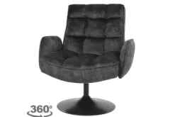 Fauteuil Dark Grey Tropea