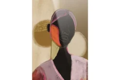 Glasschilderij Silhouette Lady
