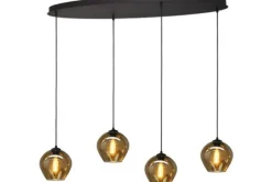 Hanglamp 2264-05-100-40-4-3 Quinto Smoke