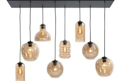 Hanglamp Amberglas Fantasy