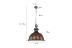 Hanglamp 7834B XXL Bikkel