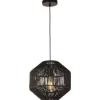 Hanglamp 11203-1BK Wicker