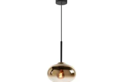 Hanglamp goudkleurig glas Bellini