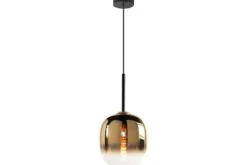 Hanglamp goudkleurig glas Bellini