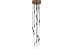 Hanglamp 19-lichts Antiek Brons Maud