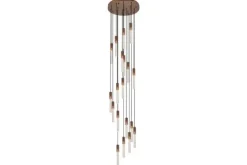 Hanglamp 19-lichts Antiek Brons Maud
