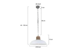 Hanglamp 7974W Mexlite