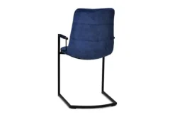 Keukenstoel velvet blue Knus