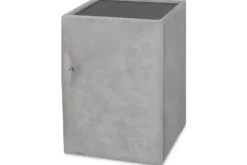 Nachtkast met glasplaat Dajara