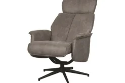 Relaxfauteuil Taupe Micro Suede CH-73.017 Verdal