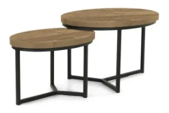 Salontafelset Oldwood -  Braun
