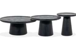 Salontafelset Zwart Ron