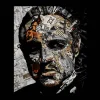 Schilderij Gefragmenteerde Godfather CP-004 Canvas Art
