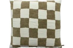 Sierkussen Tobacco Checky | Claudi