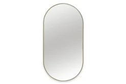 Spiegel Matt Bronze Oval