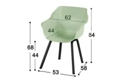Tuinstoel French Green 11.680.847 Sophie Element