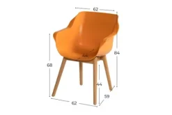 Tuinstoel Indian Orange 11.688.234 Sophie Teak