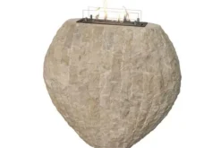 Vaas beige incl. bio ethanol haard Shigo