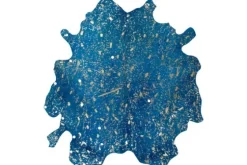 Vloerkleed 410 Blauw Goud Glam