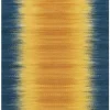 Vloerkleed 8070 Geel Blauw Sunset