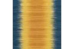 Vloerkleed 8070 Geel Blauw Sunset