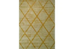 Vloerkleed 210 Geel Luxury