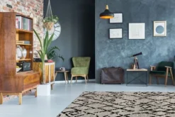 Vloerkleed 110 Grijs Zwart River
