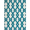 Vloerkleed 100 Ivoor Turquoise Now!