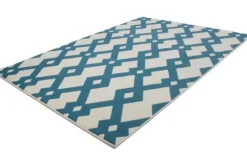 Vloerkleed 100 Ivoor Turquoise Now!