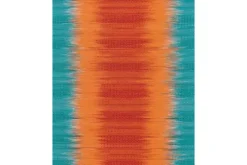 Vloerkleed 8070 Oranje Blauw Sunset