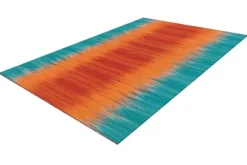 Vloerkleed 8070 Oranje Blauw Sunset