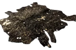 Vloerkleed 110 Zwart Goud Glam