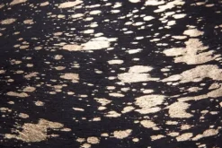 Vloerkleed 110 Zwart Goud Glam