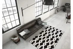 Vloerkleed 100 Zwart Wit Now!