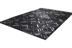 Vloerkleed 410 Zwart Zilver Spark