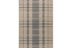 Vloerkleed Check Denim 497408 Zona | Brink & Campman