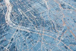 Vloerkleed Conductive Blue 9314 Cities | Louis de Poortere