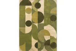 Vloerkleed Cosmo Green 95207 Decor | Brink & Campman