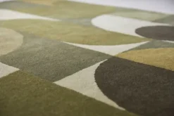 Vloerkleed Cosmo Green 95207 Decor | Brink & Campman