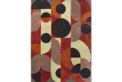 Vloerkleed Cosmo Red Pale Green 95203 Decor | Brink & Campman