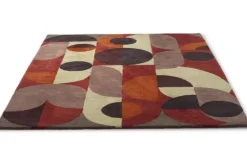 Vloerkleed Cosmo Red Pale Green 95203 Decor | Brink & Campman