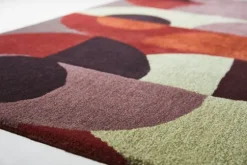 Vloerkleed Cosmo Red Pale Green 95203 Decor | Brink & Campman