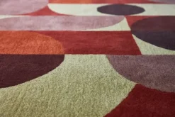Vloerkleed Cosmo Red Pale Green 95203 Decor | Brink & Campman